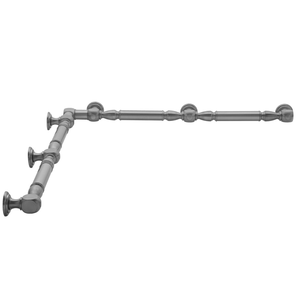 G20 36" x 36" Inside Corner Grab Bar in Multiple Finishes