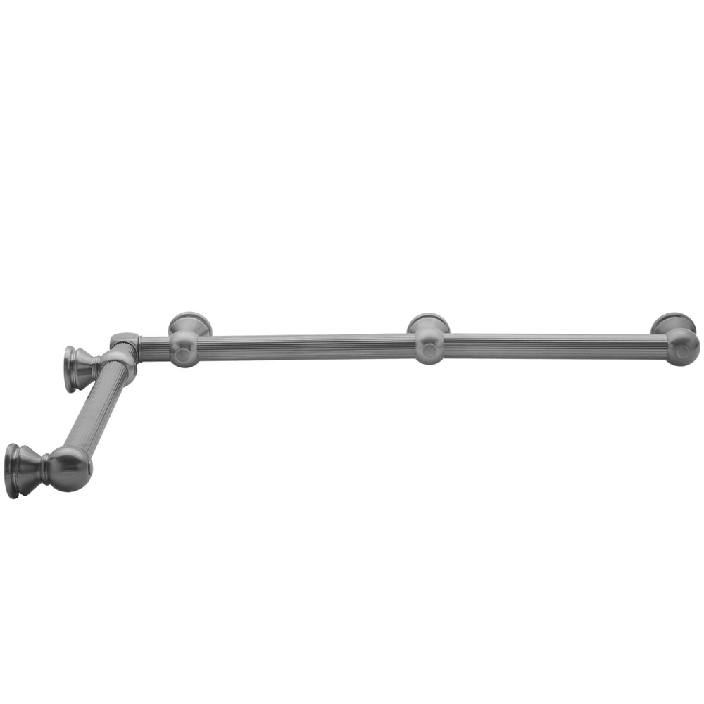 G33 12" x 36"  Inside Corner Grab Bar in Multiple Finishes