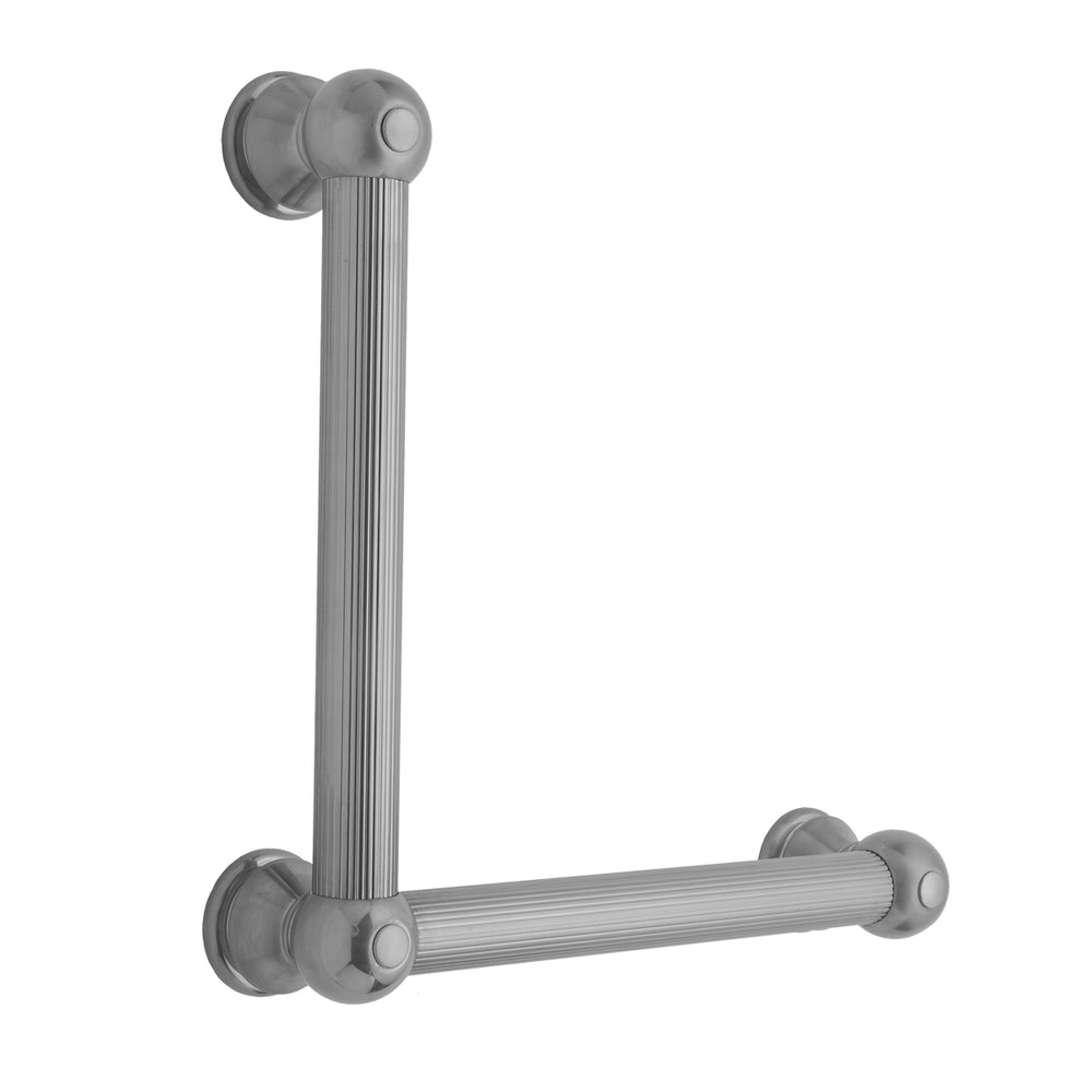 G33 12H x 16W 90° Right Hand Grab Bar in Multiple Finishes