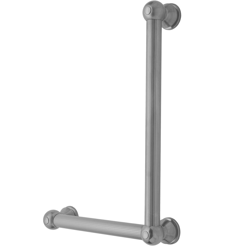 G33 16H x 12W 90° Left Hand Grab Bar in Multiple Finishes