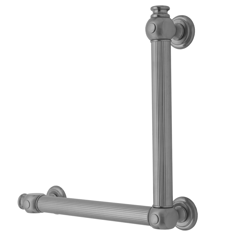 G61 24H x 24W 90° Grab Bar in Multiple Finishes