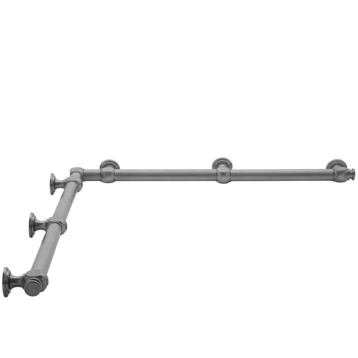 G61 36" x 48" Inside Corner Grab Bar in Multiple Finishes - Maison&Co.