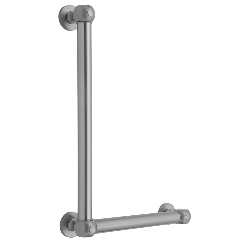 G70 16H x 12W 90° Right Hand Grab Bar in Multiple Finishes