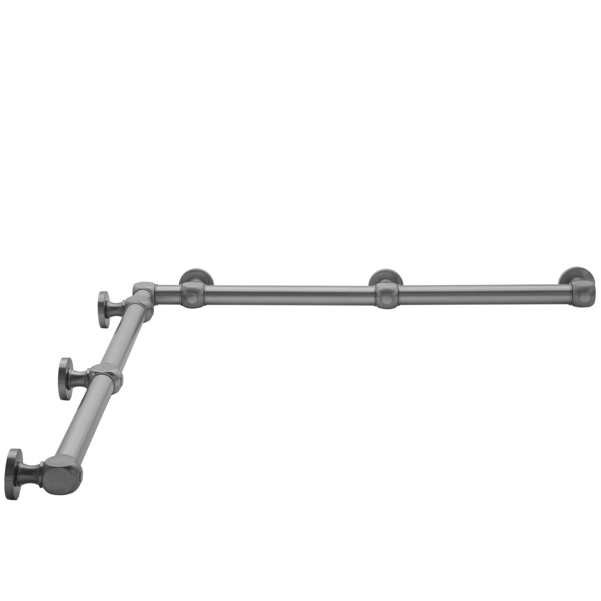 G70 36" x 36" Inside Corner Grab Bar in Multiple Finishes