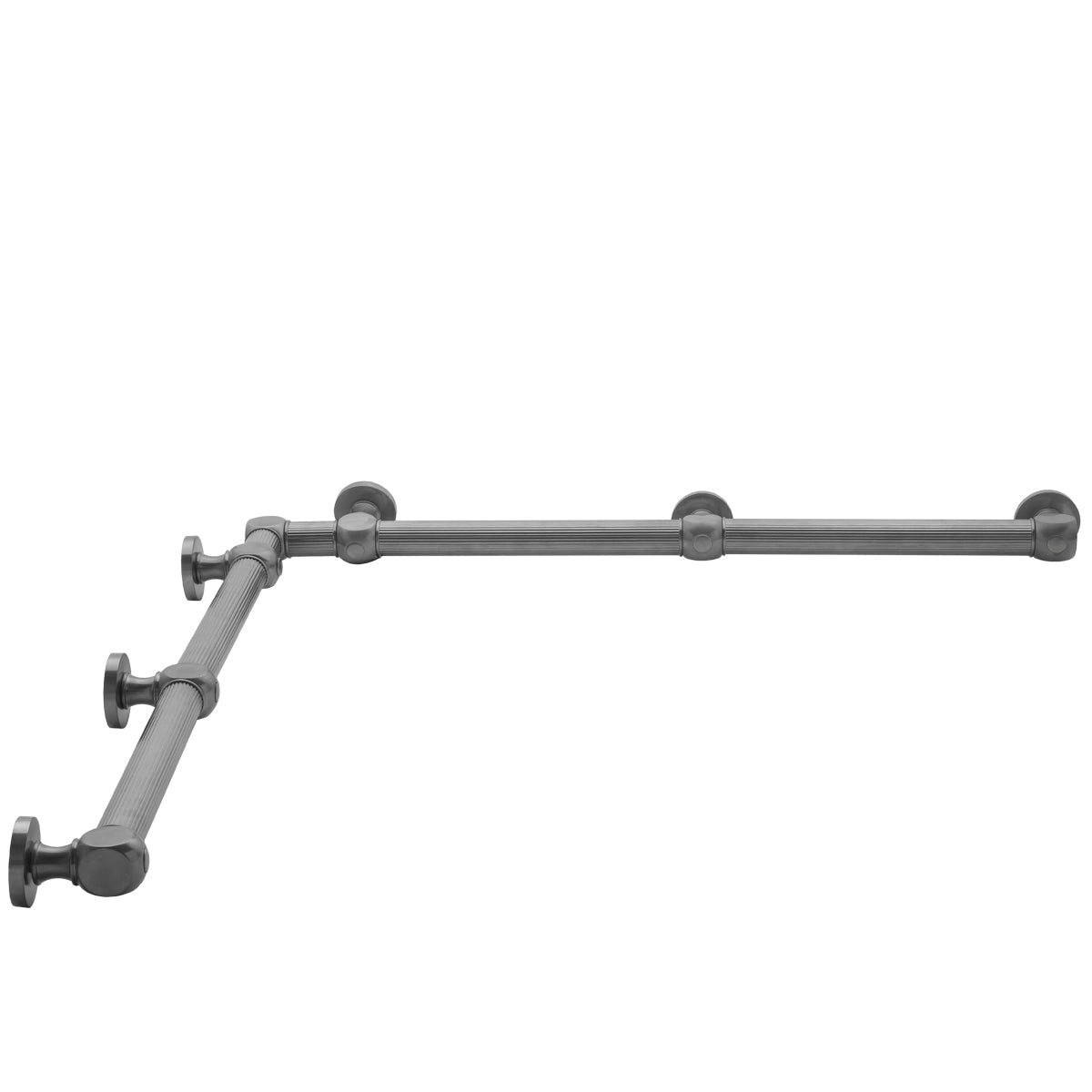 G71 36" x 36" Inside Corner Grab Bar in Multiple Finishes