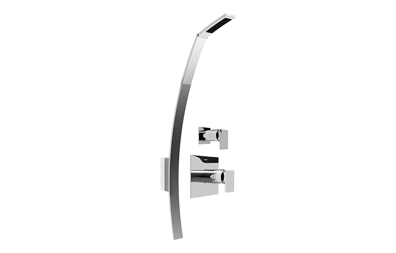 Solar Luna Thermostatic Shower Set (Rough & Trim) in Multiple Finishes