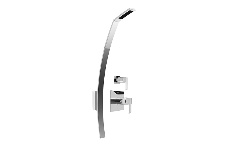 Qubic Luna Thermostatic Shower Set (Rough & Trim) in Multiple Finishes