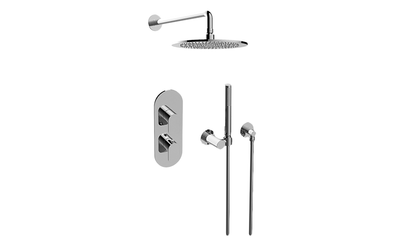 Sento M-Series Thermostatic Shower System - Shower with Handshower (Rough & Trim)  in Multiple Finishes