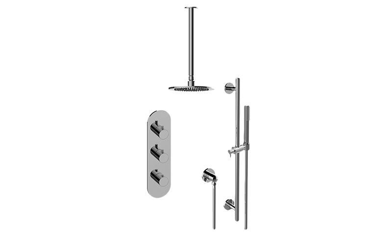 M.E./M.E. 25 M-Series Thermostatic Shower System Shower with Handshower (Rough & Trim)  in Multiple Finishes