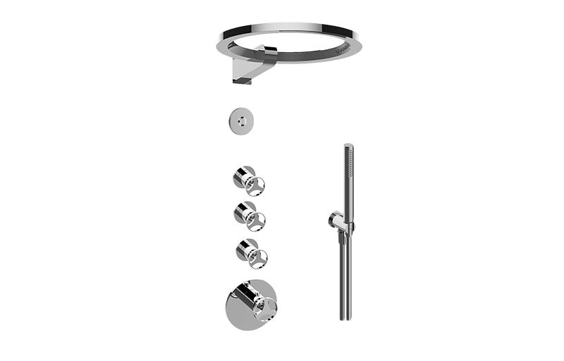 Harley M-Series Thermostatic Set w/Ametis Ring and Handshower (Rough & Trim) in Multiple Finishes