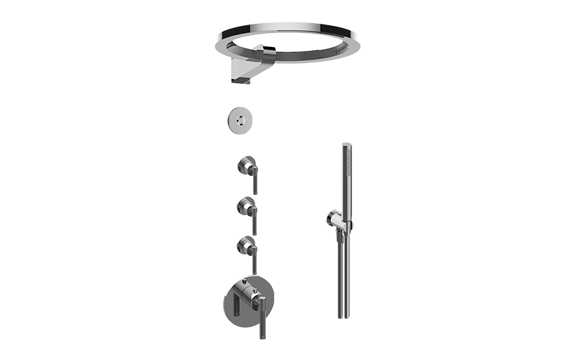 Harley M-Series Thermostatic Set w/Ametis Ring and Handshower (Rough & Trim) in Multiple Finishes