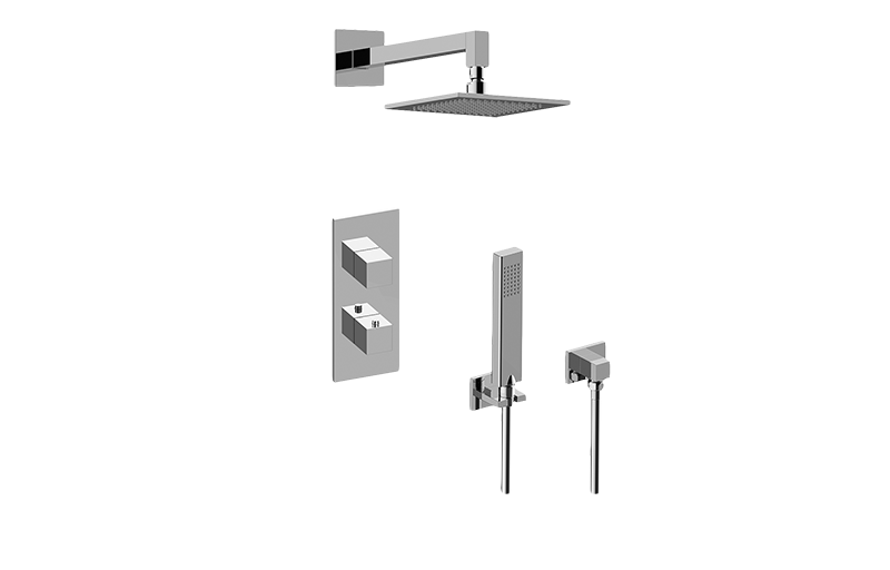 Incanto M-Series Thermostatic Shower System - Shower with Handshower (Rough & Trim)  in Multiple Finishes