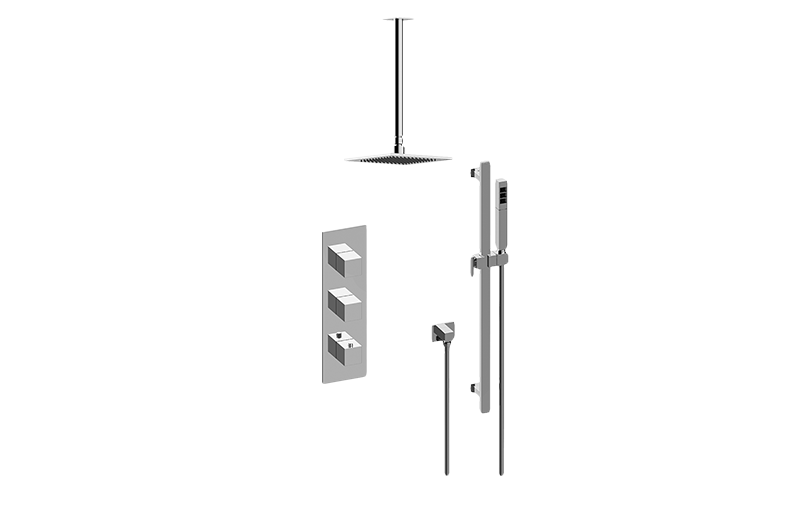 Incanto M-Series Thermostatic Shower System - Shower with Handshower (Rough & Trim)  in Multiple Finishes