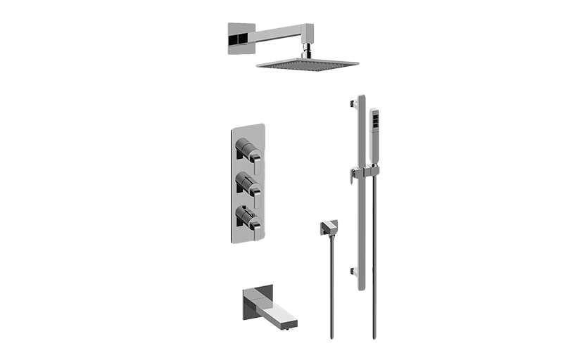 Immersion M-Series Full Thermostatic Shower System (Rough & Trim)  in Multiple Finishes