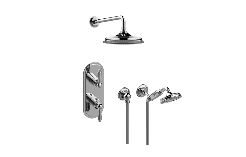 Camden M-Series Thermostatic Shower System - Shower with Handshower (Rough & Trim)  in Multiple Finishes