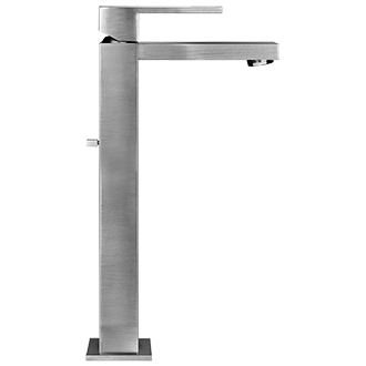 Gessi - Rettangolo - Tall single lever washbasin mixer with pop-up assembly
 - Chrome - 11971#031