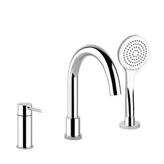 Gessi - Emporio - Three-hole roman tub set 
 - Chrome - 18637#031