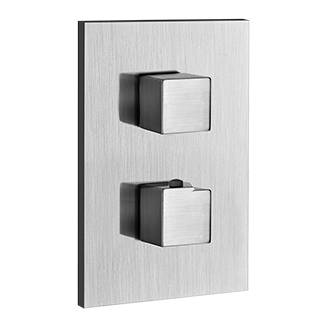 Gessi - Rettangolo - TRIM PARTS ONLY External parts for thermostatic with single volume control
 - Chrome - 20183#031