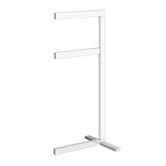 Gessi - Rettangolo - Freestanding towel rack - Chrome - 20939#031