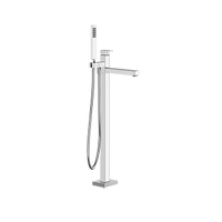 Gessi - Rettangolo - TRIM PARTS ONLY Floor-mounted tub filler 
 - Chrome - 24961#031