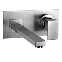 Gessi - Rettangolo - TRIM PARTS ONLY Wall-mounted washbasin mixer trim
 - Chrome - 26588#031