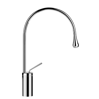 Gessi - Goccia - Tall single lever washbasin mixer without pop-up assembly
 - Chrome - 35205#031