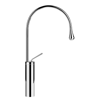 Gessi - Goccia - Tall single lever washbasin mixer without pop-up assembly
 - Chrome - 35209#031