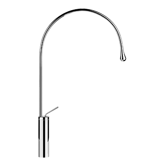 Gessi - Goccia - Tall single lever washbasin mixer without pop-up assembly
 - Chrome - 35210#031