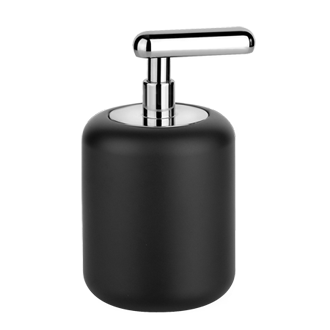 Gessi - Goccia - Standing soap dispenser holder, black - Chrome - 38038#031