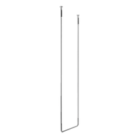 Gessi - Goccia - Ceiling mounted towel bar, 18"-1/4” wide X 63” long
 - Chrome - 38144#031