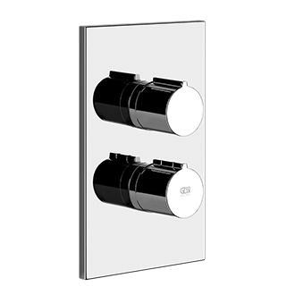 Gessi - Emporio - TRIM PARTS ONLY External parts for thermostatic with single volume control
 - Chrome - 38793#031