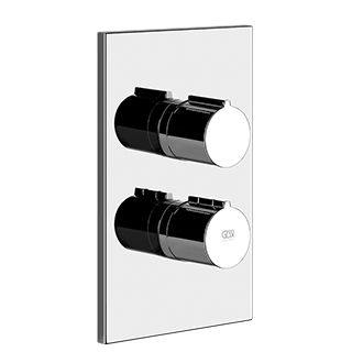 Gessi - Emporio - TRIM PARTS ONLY External parts for 2-way thermostatic diverter and volume control
 - Chrome - 38798#031