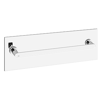 Gessi - Emporio - 18" towel rail for glass fixing - Chrome - 38918#031