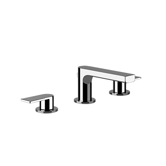 Gessi - Emporio - Widespread washbasin mixer with pop-up assembly
 - Chrome - 39213#031