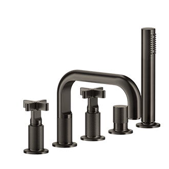 Gessi - Inciso - Five-hole roman tub set  - Chrome - 58140#031