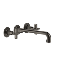 Gessi - Inciso - TRIM PARTS ONLY Wall-mounted wahbasin mixer trim, without waste
 - Chrome - 58192#031