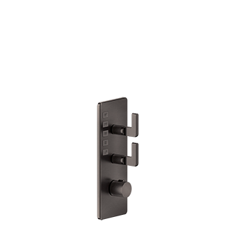 Gessi - Inciso - TRIM PARTS ONLY External parts for 5-way thermostatic diverter with volume control - L Handles
 - Chrome - 58212#031