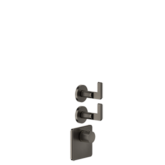 Gessi - Inciso - TRIM PARTS ONLY External parts for thermostatic with 2 volume controls
 - Chrome - 58214#031