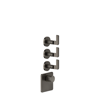 Gessi - Inciso - TRIM PARTS ONLY External parts for thermostatic with 3 volume controls
 - Chrome - 58216#031