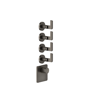 Gessi - Inciso - TRIM PARTS ONLY External parts for thermostatic with 4 volume controls
 - Chrome - 58218#031