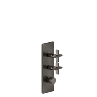 Gessi - Inciso - TRIM PARTS ONLY External parts for thermostatic with 2 volume controls
 - Chrome - 58224#031