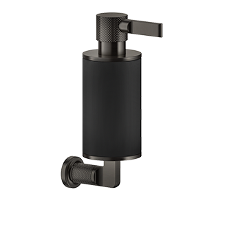 Gessi - Inciso - Wall-mounted liquid soap dispenser - black - Chrome - 58514#031