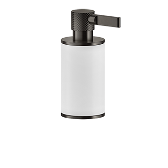 Gessi - Inciso - Standing soap dispenser holder, white - Chrome - 58537#031