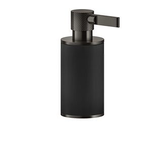 Gessi - Inciso - Standing soap dispenser holder, black - Chrome - 58538#031