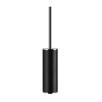 Gessi - Inciso - Standing brush holder, black - Chrome - 58544#031