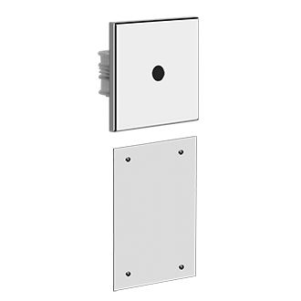 Gessi - Sensor Taps - TRIM PARTS ONLY Wall mounted electronic separate control with temperature and flow rate setting box.
 - Chrome - 59029#031
