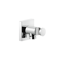 Gessi - Rilievo - Wall elbow with built in water intake and fixed hook
 - Chrome - 59161#031