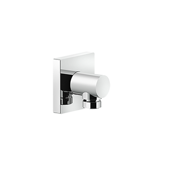 Gessi - Rilievo - Wall elbow with backplate
 - Chrome - 59169#031