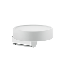 Gessi - Rilievo - Wall-mounted soap dish, white - Chrome - 59501#031