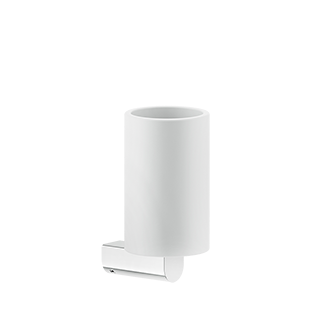 Gessi - Rilievo - Wall-mounted holder, white - Chrome - 59507#031